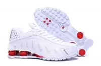 sale nike shox pour femme pas cher shw r4 electric embroidery white red